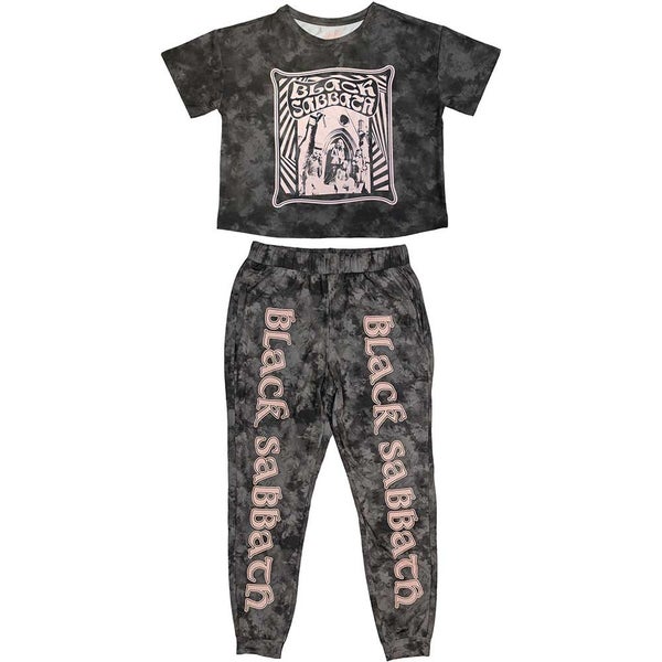 Black Sabbath Psycho pyjamass&aelig;t gr&aring;