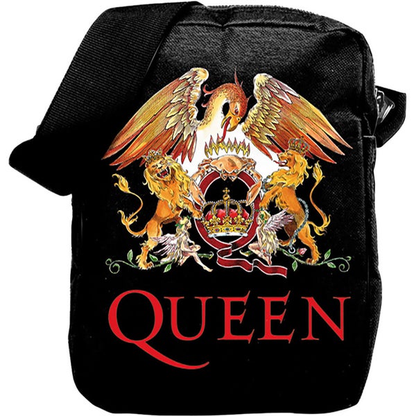 Queen Classic Crest crossbody-taske med ikonisk logo