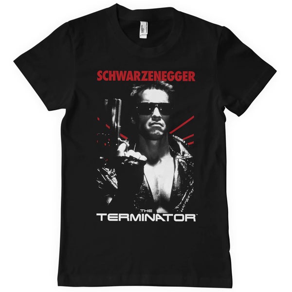 The Terminator Poster- T-shirt, sort