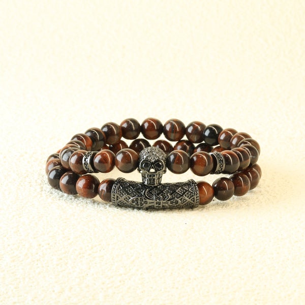Bull&rsquo;s Eye Skull &ndash; To delt armb&aring;ndss&aelig;t