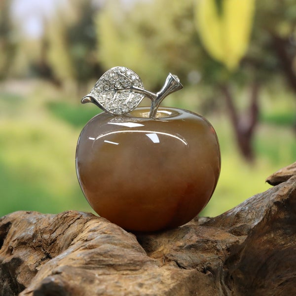 Agat &aelig;ble 5 cm dekoration