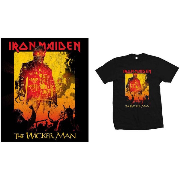 Iron maiden Wicker Man T-paita