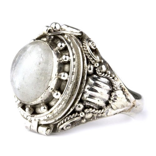Moonstone box ring