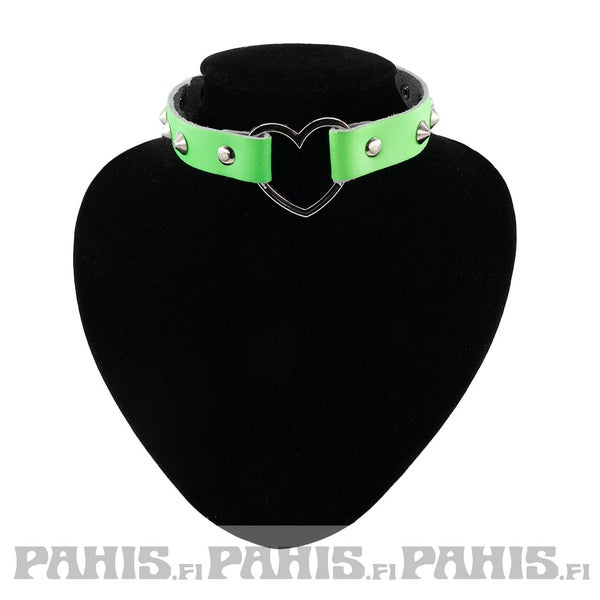 Kirkkaan vihre&auml; choker