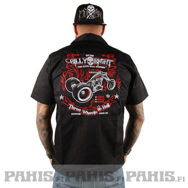 Billy Eight Three Wheels To Hell - Poloskjorte